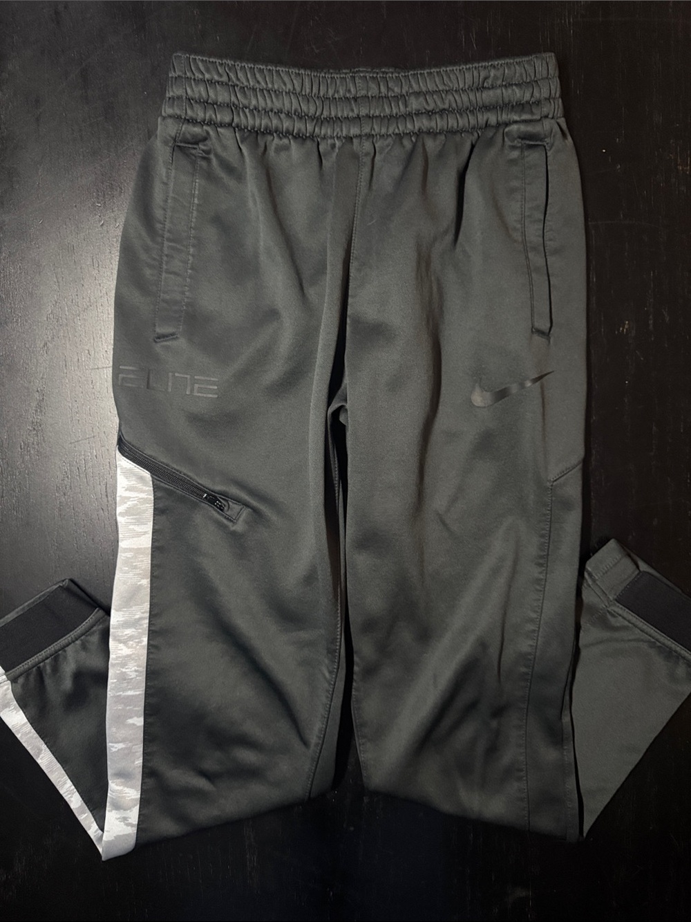 Nike Black Jogger Pants with Reflective Side Stripe
